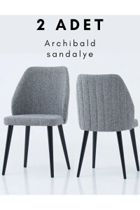 2 adet archibald buklet sandalye, mutfak sandalyesi, yemek odası sandalyesi